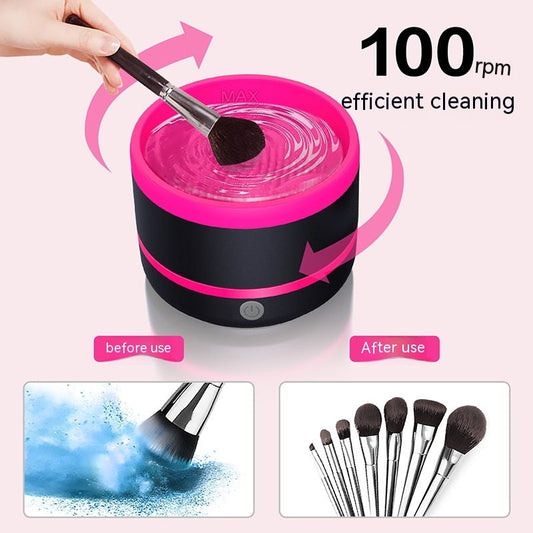 OKALIA CleanBrush – Nettoyeur Électrique pour Pinceaux de Maquillage