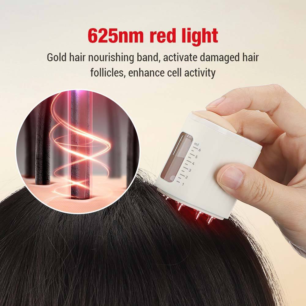 OKALIA RedLight Comb – Peigne Thérapie Lumière Rouge Revitalisante