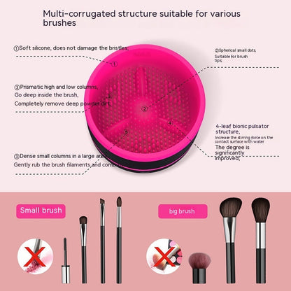 OKALIA CleanBrush – Nettoyeur Électrique pour Pinceaux de Maquillage