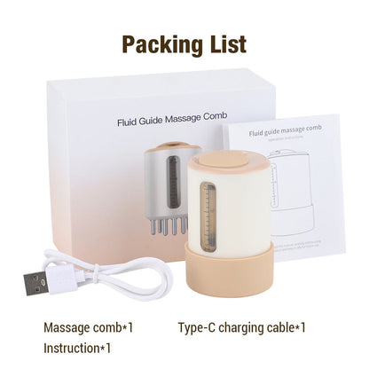 OKALIA RedVibe Comb – Peigne Vibrant à Lumière Rouge & Micro-Courants Revitalisants