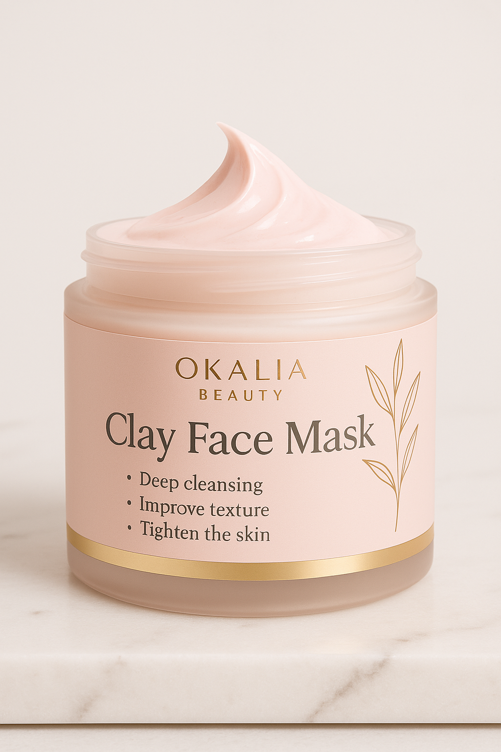 Skallie Clay Face Rose Clean Skin Repair Mask